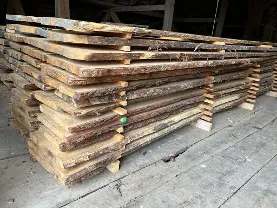 Schnittholz Schnittholz Stieleiche Bretter mit Waldkante